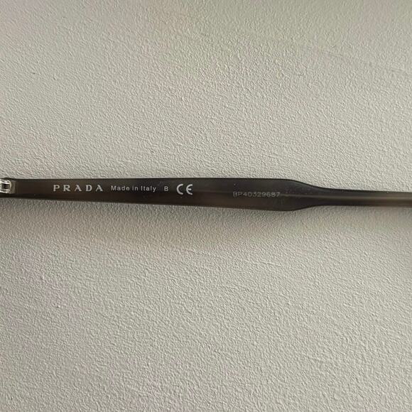 PRADA VPR 13X 55 18 548-101 145 Eyeglass Frames Eyeglasses Olive Havana - Picture 5 of 10